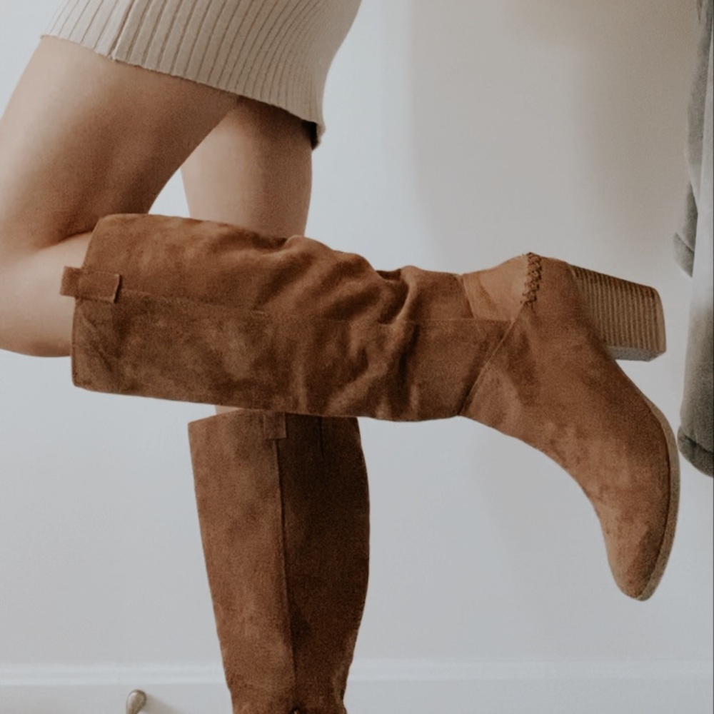 Brown Suede Boots